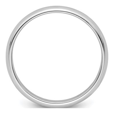 Platinum 4mm Half Round Wedding Band – view 3