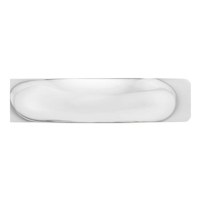 Platinum 5mm Half Round Wedding Band – view 4