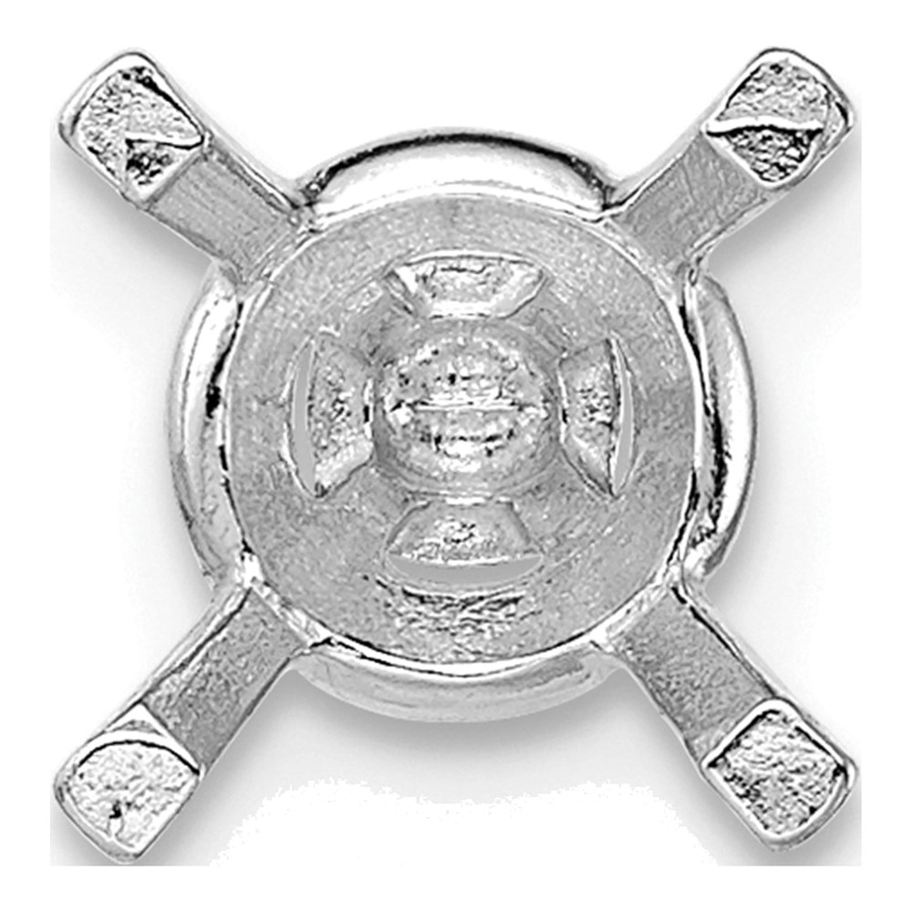 Platinum Round 4 Prong Round Center Head With Peg .33ct. Setting