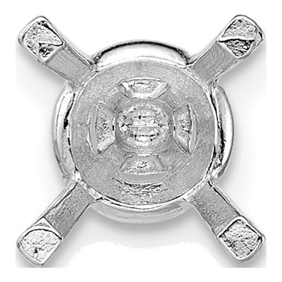 Platinum Round Prong Setting for 2.50ct Center