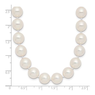 14K Yellow Gold Akoya Cultured Pearl Round Necklace – view 5