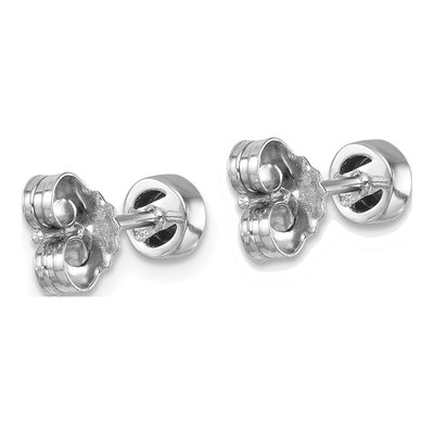 Sterling Silver Crystal Stud Earrings – view 5