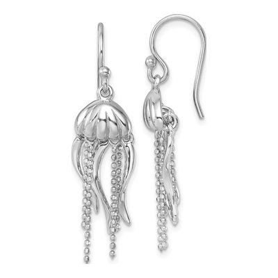 Sterling Silver Jellyfish Dangle Earrings