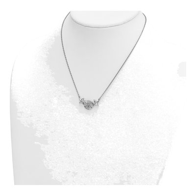 Sterling Silver Sand Dollar Starfish Pendant Necklace – view 4