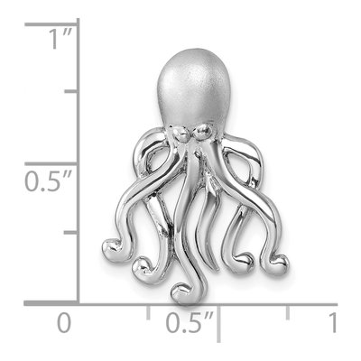 Sterling Silver Octopus Pendant – view 6