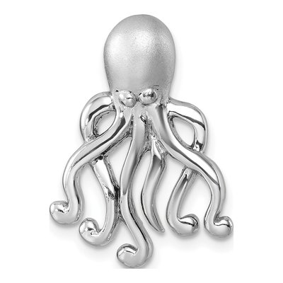 Sterling Silver Octopus Pendant
