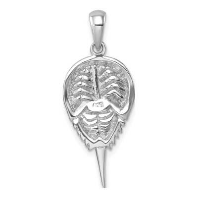 Sterling Silver Horseshoe Crab Pendant – view 4
