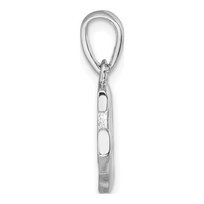 Sterling Silver Anchor Pendant – view 3