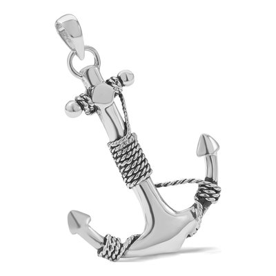Sterling Silver Anchor Pendant – view 7
