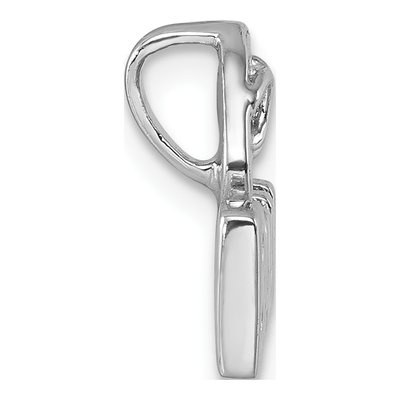 Sterling Silver Flip Flop Slide Pendant – view 3