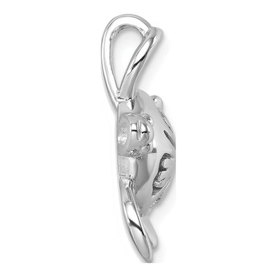 Sterling Silver Turtle Slide Pendant – view 3
