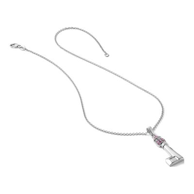 Sterling Silver CZ Cape May Lighthouse Pendant – view 7