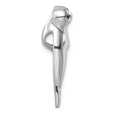 Sterling Silver CZ Eye Harbor Seal Pendant – view 3