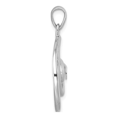 Sterling Silver Double Wave Pendant – view 3