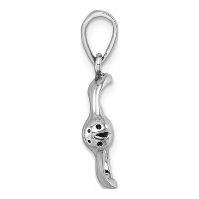 Sterling Silver Crystal Stingray Pendant – view 3
