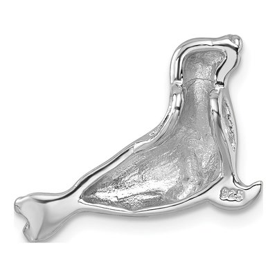 Sterling Silver CZ Sea Lion Pendant – view 4