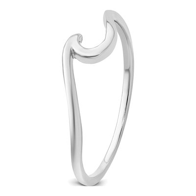 Sterling Silver Wave Ring – view 6