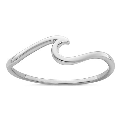 Sterling Silver Wave Ring