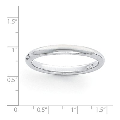 Men's Platinum 3mm Comfort-Fit Wedding Band – view 4