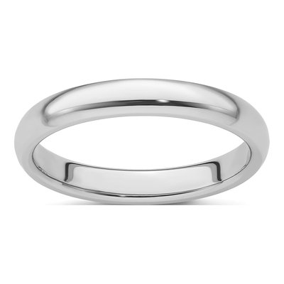 Men's Platinum 3mm Comfort-Fit Wedding Band