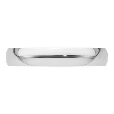 Platinum 4mm Comfort-Fit Wedding Band – view 6