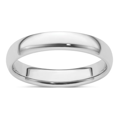 Platinum 4mm Comfort-Fit Wedding Band