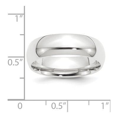 Men's Platinum 8mm Comfort-Fit Wedding Band – view 4