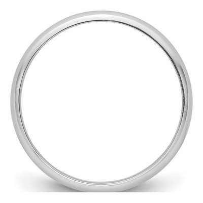 Platinum 3mm Half Round Wedding Band – view 3