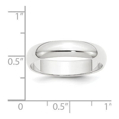 Platinum 5mm Wedding Band – view 4