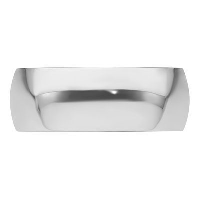 Platinum 8mm Half Round Featherweight Wedding Band – view 6
