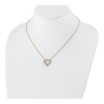 14K Rose Gold 1 ct tw Lab-Grown Diamond Necklace – view 5
