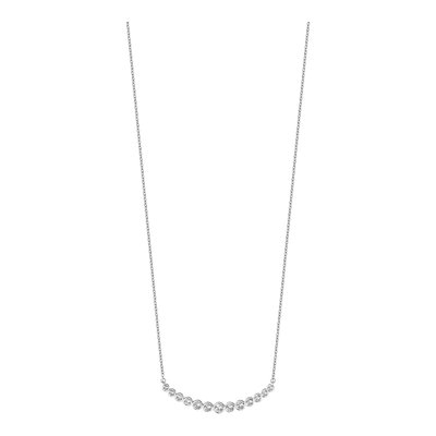 14K White Gold 3/4 ct tw Lab-Grown Diamond Bar Necklace – view 8