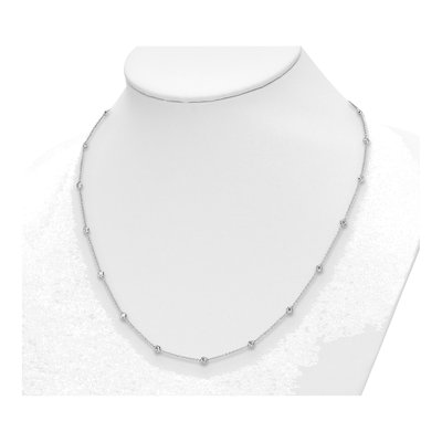 14K White Gold 1 1/3 ct tw Lab-Grown Diamond Necklace – view 6