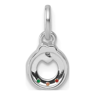14K White Gold Wg Dia Heart Pendant – view 4