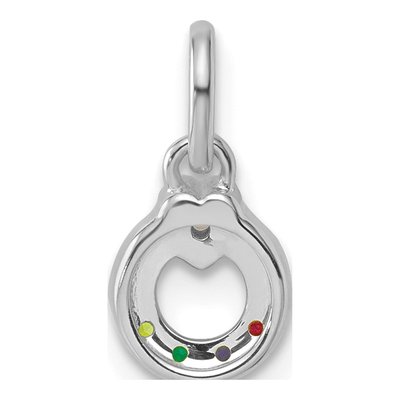 14K White Gold Wg Dia Heart Pendant – view 4