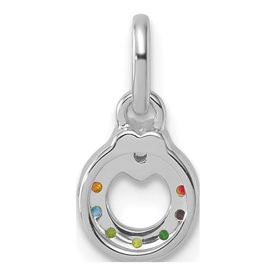 14K White Gold Wg Dia Heart Pendant – view 4