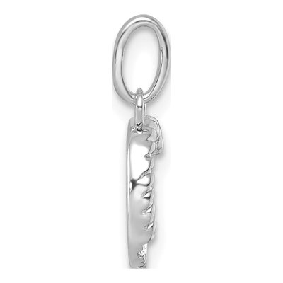 14K White Gold 1/20 ct tw Diamond Initial C Pendant – view 2