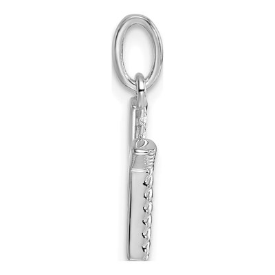 14K White Gold 1/20 ct tw Diamond Initial K Pendant – view 2