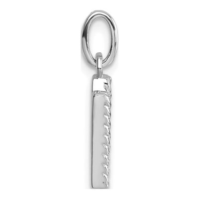 14K White Gold 1/20 ct tw Diamond Initial N Pendant – view 2