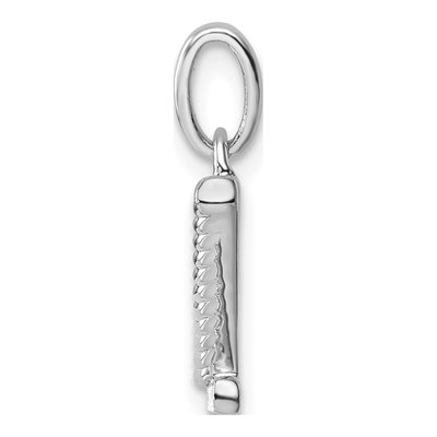 14K White Gold 1/20 ct tw Diamond Initial Z Pendant – view 2