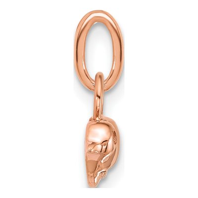 14K Rose Gold Diamond Bird Pendant – view 2