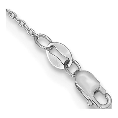 14K White Gold 1/2 ct tw Lab-Grown Diamond Station Necklace – view 4