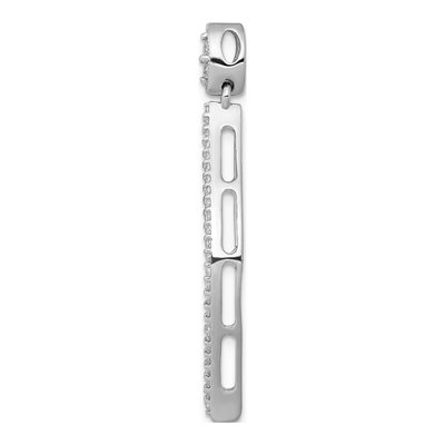 14K White Gold 1/2 ct tw Diamond Pendant – view 2