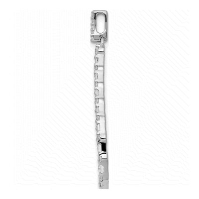 14K White Gold 1/2 ct tw Diamond Teardrop Pendant – view 3
