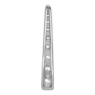 14K White Gold 3/4 ct tw Diamond Fancy Slide Pendant – view 3