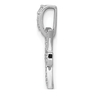14K White Gold 1/10 ct tw Diamond Pisces Zodiac Pendant – view 2