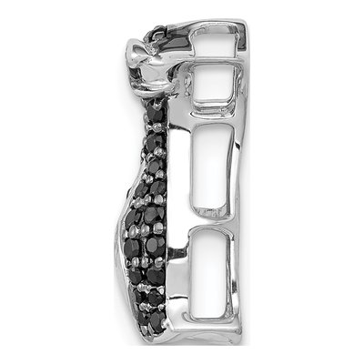 14K White Gold 1/5 ct tw Diamond Penguin Slide Pendant – view 3