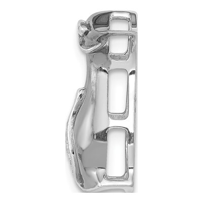 14K White Gold Diamond Penguin Charm – view 2