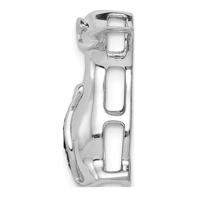14K White Gold Diamond Penguin Charm – view 3