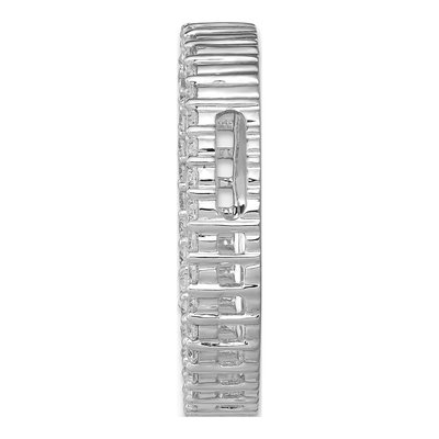 14K White Gold 3/4 ct tw Diamond Circle Slide Pendant – view 3